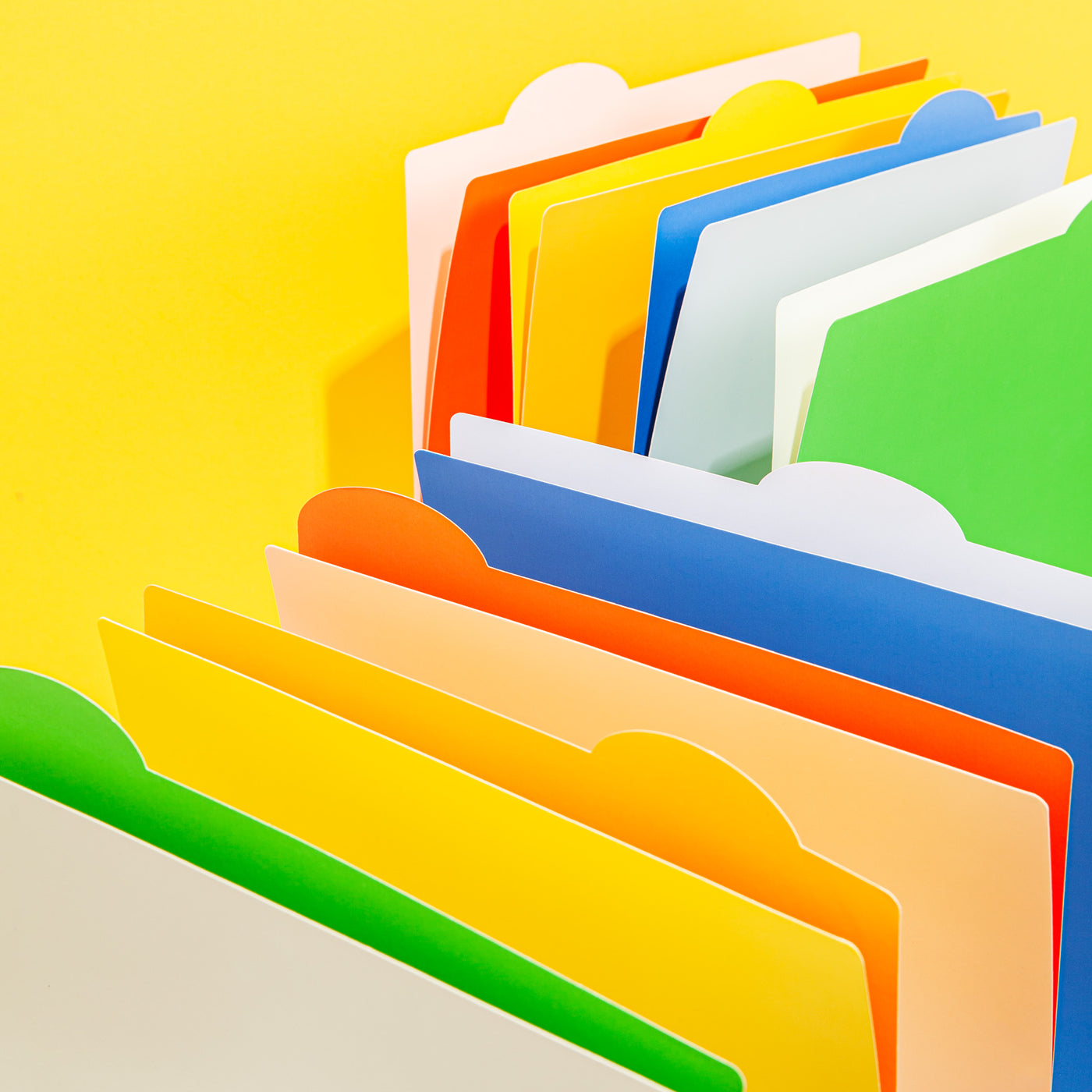 Colorblock File Folder Set