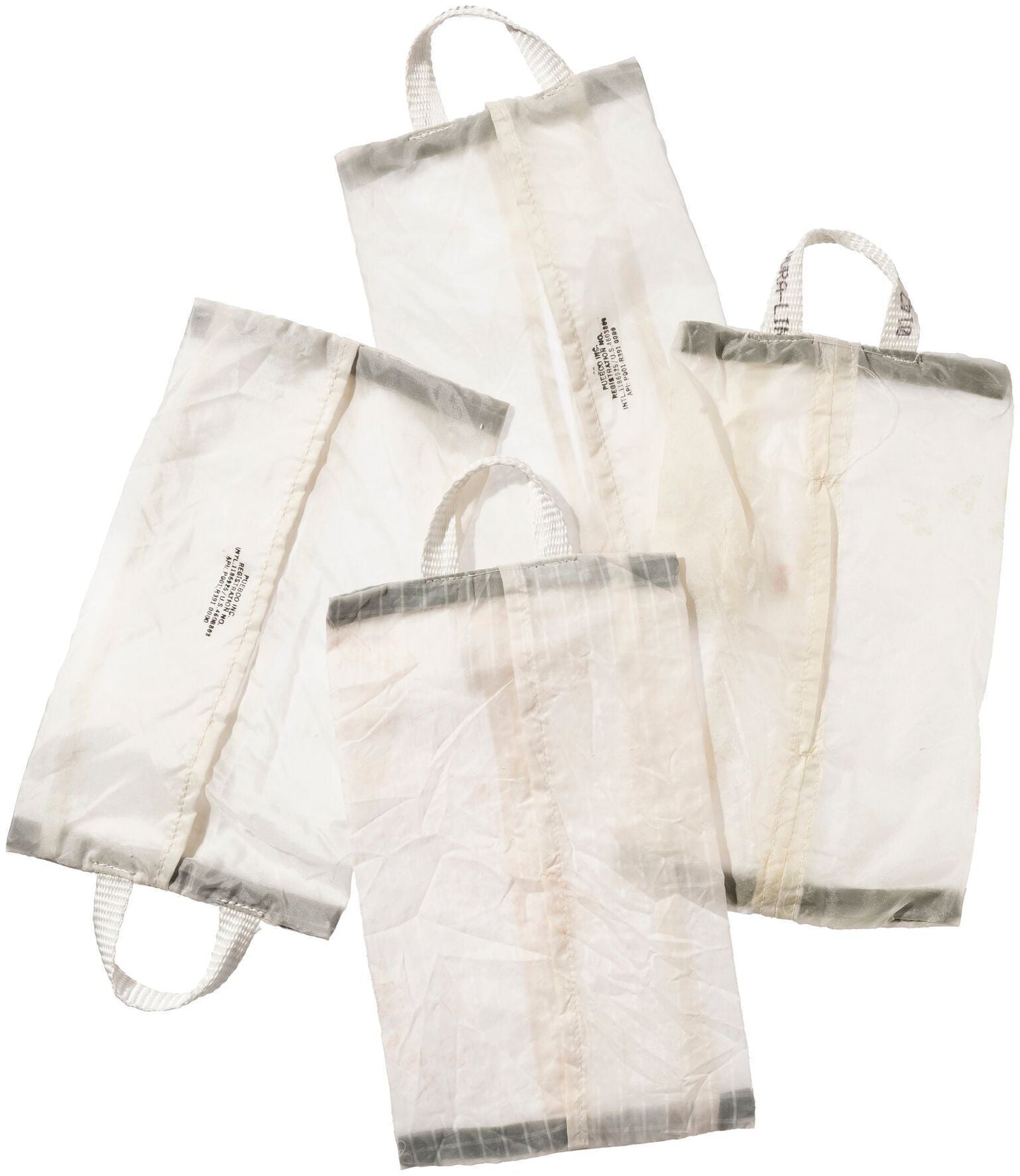 Vintage Parachute Tissue Cover in White