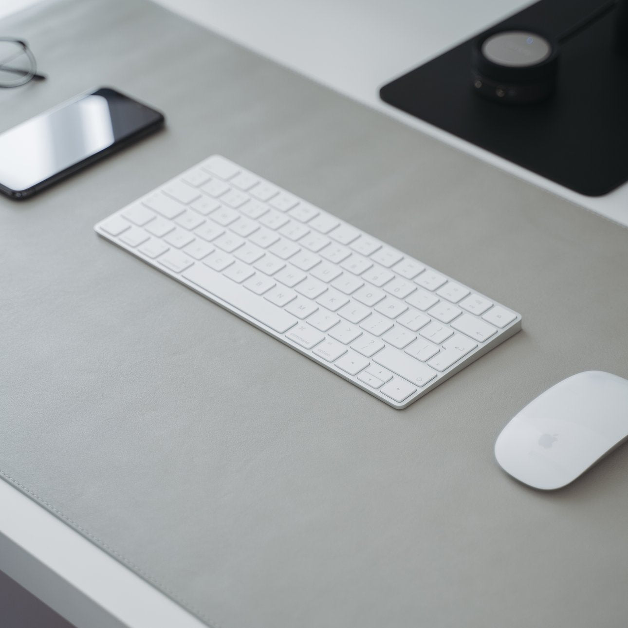 Minimalist Desk Mat in Grey