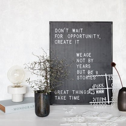 Letter Board, Black